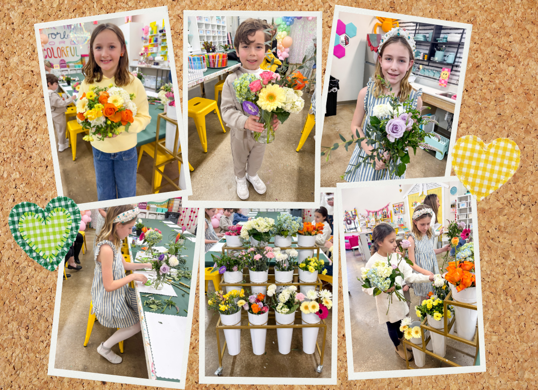 We Love Flowers: Flower Arranging and Valentine's Day Crafts