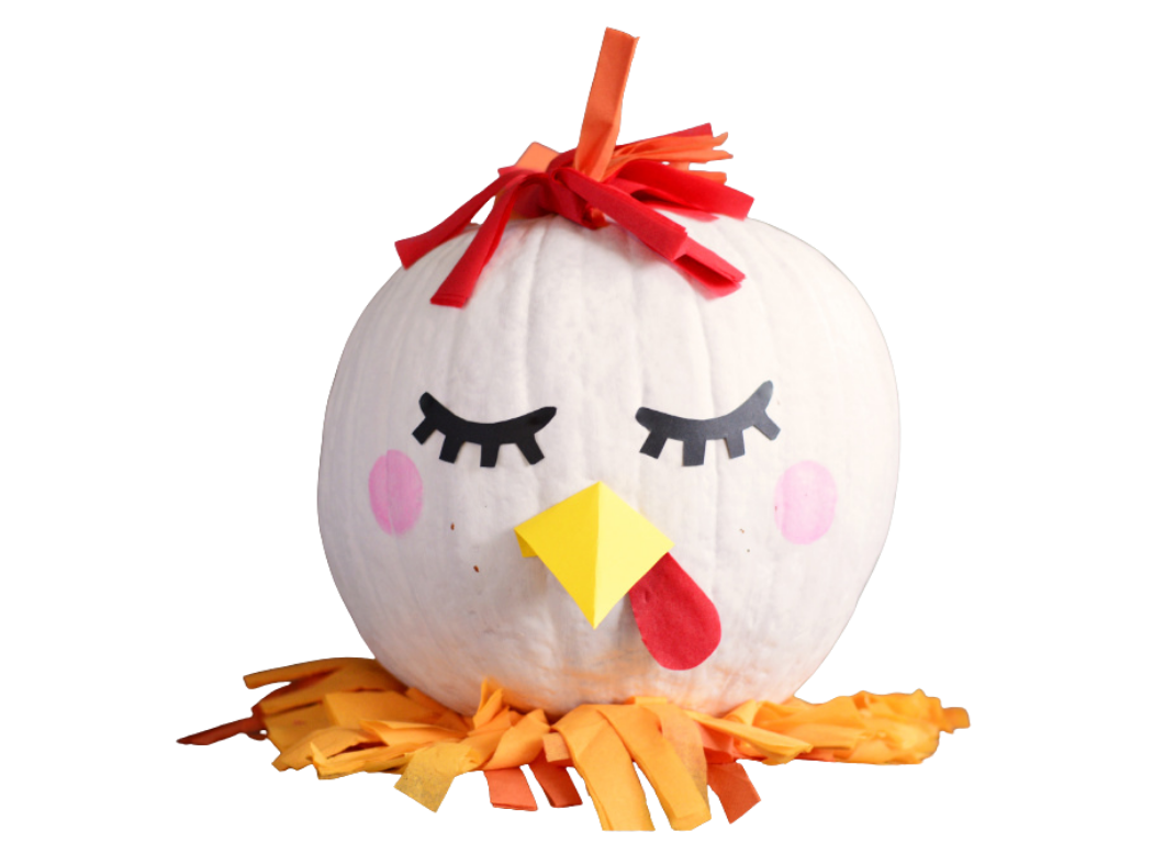 Chicken Pumpkins and Candy Corn Slime